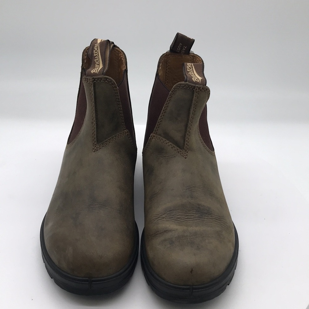 Blundstone Mens Chelsea Boot in Olive Brown size 6 US - Picture 2 of 5